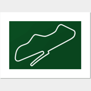 Donington Park [outline] Posters and Art